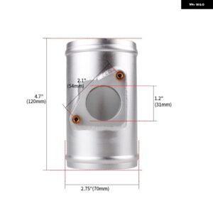 アルミ 63/70/76MM エアフローセンサー マウント エアフローメーターベース トヨタ マツダ SUBARU SUI エアインテークメーター アダプター MAF011 - 70mm