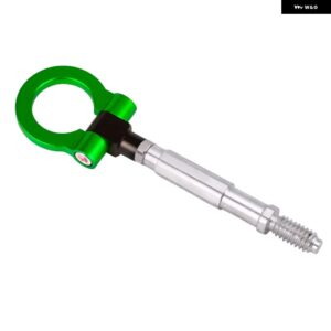 汎用 カー牽引バー レーシング牽引フック フォード スタイル RS-TH008-11 - Green
