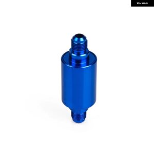 AN6 汎用 アルミ燃料 フィルター 100ミクロン銅 フィルター 付き RS-OFI002 - Blue