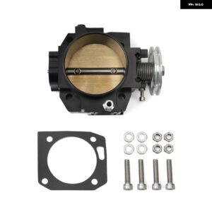 アルミ 70MM スロットルボディ パフォーマンスインテーク マニホールド RSX DC5 シビック SI EP3 K20 K20A CNC RS-THB005 - black