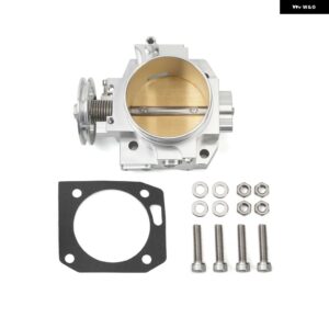 アルミ 70MM スロットルボディ パフォーマンスインテーク マニホールド RSX DC5 シビック SI EP3 K20 K20A CNC RS-THB005 - Silver