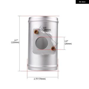 2.5インチ/2.75インチ/3インチ 車用エアフローメーターベース エアインテークセンサー マウント アダプター アルミ製 トヨタ マツダ スバル ホンダ - 70mm