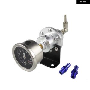 アルミ燃料圧力レギュレーター ゲージキット 付き 全車対応 RS-FRG002 - brown