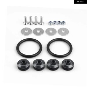 汎用 アルミ バンパー クイックリリースファスナー フェンダーワッシャー ホンダ シビック インテグラ RSX RS-QRF001 - Titanium