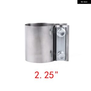 汎用 2.25インチ 2.5インチ 3.0インチ ステンレス 製 エキゾーストスリーブ バットジョイントクランプ エキゾースト パイプ スリーブ カプラ ステップクラン - 2.25inch