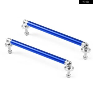 アルミ バンパー リップ フロントストラット スプリッターロッド タイ サポート バー 100MM 150MM 200MM - 150MM BLUE