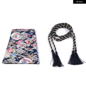 汎用 カーアクセサリー パターン スタイル コットン カタナ シフト レバー ノブ ダストカバー レーシング サムライソード シフト ノブカラー - Crane and flower