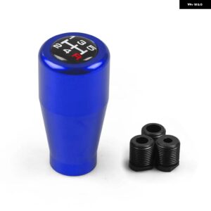 クラシック スタイル 汎用 レーシング 5速カーギア シフター ノブ マニュアル オートマチック ギア シフト ノブ シフト レバー - blue