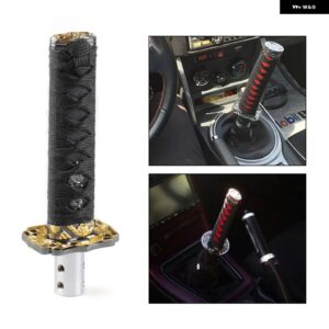 汎用 サムライソード シフト ノブ シフター カタナ メタル ウェイト スポーツ BX101580 - Full black