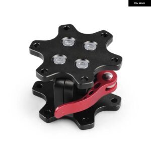 Q1R アルミ 合金 70MM ステアリングホイール クイックリリース SIMAGIC THRUSTMASTER LOGITECH レーシングゲーム - Full set black