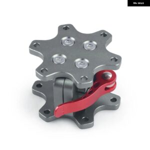 Q1R アルミ 合金 70MM ステアリングホイール クイックリリース SIMAGIC THRUSTMASTER LOGITECH レーシングゲーム - Full set gray