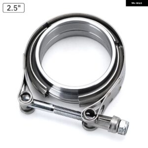 Vバンド排気クランプ 2.5インチ 3インチ 63MM 76MM 排気オスとメスフランジ Vバンドクランプ Vバンドマフラークランプ - 2.5