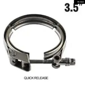 3インチ/3.5インチ/2.25インチSS 304 ノーマルVバンドクランプ ターボ排気クランプ ダウン パイプ インタークーラーホース パイプ クランプ - 3.5　QUICK　RELEASE