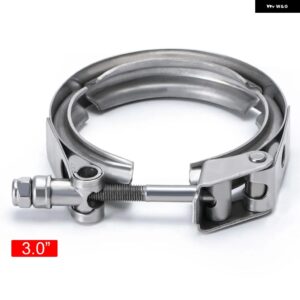 3インチ/3.5インチ/2.25インチSS 304 ノーマルVバンドクランプ ターボ排気クランプ ダウン パイプ インタークーラーホース パイプ クランプ - 3.0　QUICK　RELEASE