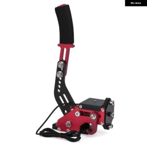 14ビットPC USBハンドブレーキSIMオートレーシングゲームG25 / G27 / G29 T500 とアルミRALLY調整可能PC WINDOWS - Red