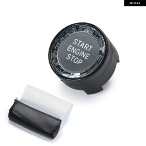 カー スタイリング エンジン スタート ストップ スイッチ ボタン ステッカー BMW 1 2 3 4 5 6 7シリーズ F20 F21 F22 F23 F30 F34 F10 F18 F12 F07 F01 F02 - black