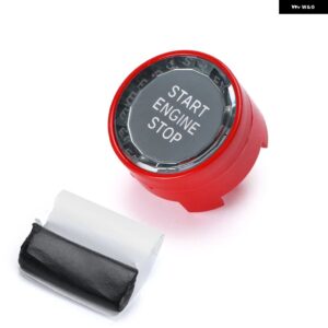 カー スタイリング エンジン スタート ストップ スイッチ ボタン ステッカー BMW 1 2 3 4 5 6 7シリーズ F20 F21 F22 F23 F30 F34 F10 F18 F12 F07 F01 F02 - red