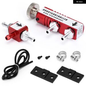 汎用 調整可能 マニュアル ターボブースト コントローラ ーキット 1-30 PSI インキャビンブースト コントロール PQY3123 - Red