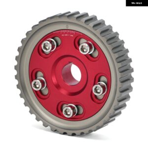 カムギア 合金 タイミングギア ホンダ SOHC D15/D16 Dシリーズ エンジン カム プーリー プーリー ギア PQY6542 - Red