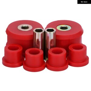 フロント コントロール アーム ブッシング キット VW ビートル 98-06 / ゴルフ 85-06 / ジェッタ 85-06 ポリウレタン ブラック レッド PQY-CAB01 - Red