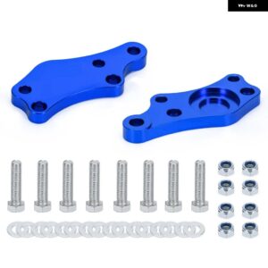 PQY ビレット アルミ T-6061 ステアリングロック アダプター 回転角を約+25%増加 チューニングキット トヨタ JZX100 レクサス IS200 IS300 - Blue