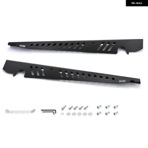 フェンダー シュラウド キット アルミ パネル プレート エンジン ベイ ハードウェア付き 15年以降 スバル WRX STI ブラック - black