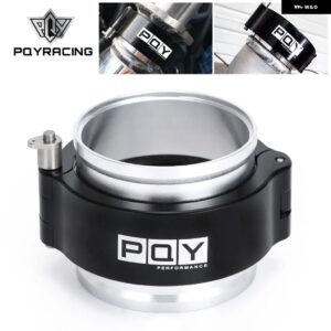 クランプ システム アセンブリ 排気Vバンドクランプクイックリリース2.5インチ63MM OD排気/インタークーラー パイプ /ターボPQY-VCE06BK-QY - 2.5　inch