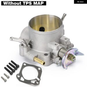 アルミシルバーインテーク マニホールド 70MM スロットルボディ ホンダ B16 B18 D16 F22 B20 D/B/H/F EG EK H22 PQY6959 - Without TPS MAP