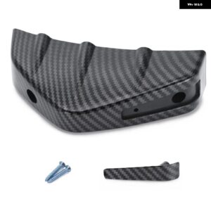 1PCS ファッション 汎用 カーリア バンパー ディフューザー カーバック バンパー スポイラー スプリッターカー スタイリング カーアクセサリー - 1Pcs Carbon black