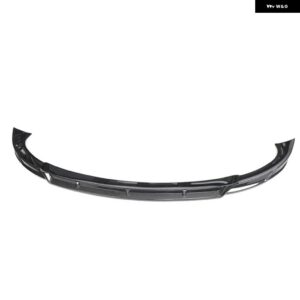 テスラ モデルY 2020-2022 フロント バンパー リップスポイラー カーボンブラックボディ PP フロントロア バンパー カスタム プロテクター カバー - Gloss Carbon Fiber