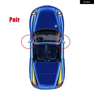 車用バックミラー LEDライト リバースミラー ウィンカー インジケーター ランプ ボルボ XC60 2014-2017 31371878 31371879 - pair