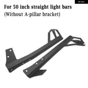 50/52インチ ストレート LED ライトバー マウント ブラケット 上部 フロントガラス マウント キット ジープ ラングラー JK 2007 - 2010-2017 - 50inch no A-pillar