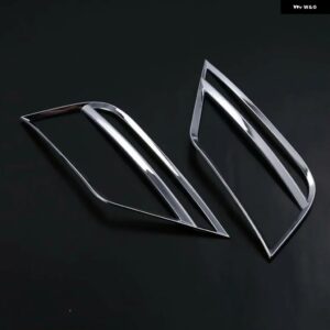 フォルクスワーゲン VW T-ROC 2017 2018 ABS クローム カーフロント フォグランプ /リアテール フォグランプ カバー トリム - Rear