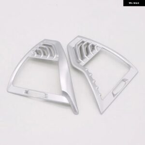 BMW X3 G01 2018 ABS カーボン / クロームマット 車内 サイド エアコン 通気口 吹き出し口 カバー トリム カーアクセサリー - Silver