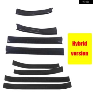 ABS カーボン 車ドアシル スカッフプレート ガード プロテクター カバー トリム トヨタ RAV4 RAV 4 XA50 2019 - 23 - Hybrid version