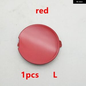 カーアクセサリー フロント バンパー トレーラーキャップ 牽引フックカバー マツダ CX-3 CX3 DK 2014-2023 部品ナンバー D10J-50-A12A - 1pcs red Left