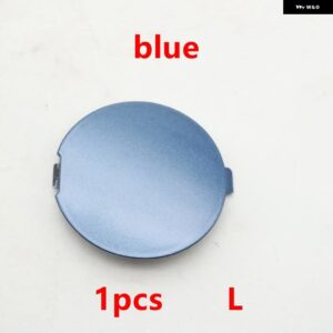 カーアクセサリー フロント バンパー トレーラーキャップ 牽引フックカバー マツダ CX-3 CX3 DK 2014-2023 部品ナンバー D10J-50-A12A - 1pcs blue Left