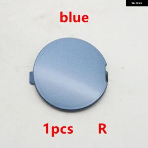 カーアクセサリー フロント バンパー トレーラーキャップ 牽引フックカバー マツダ CX-3 CX3 DK 2014-2023 部品ナンバー D10J-50-A12A - 1pcs blue Right