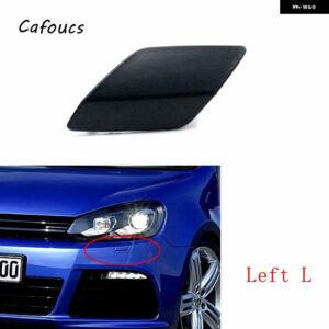 車用フロント バンパー ヘッドライト ウォッシャーノズル カバー キャップ VW ゴルフ 6 R MK6 2009-2013 5K0955110G - 1piece Left L