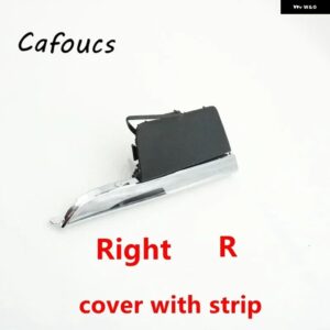 フロント バンパー 牽引フックカバー クロームモールディング ラジエーター グリル トリム レクサスRX270 RX350 RX450 Fスポーツ2012-2015 - 1PCS right side