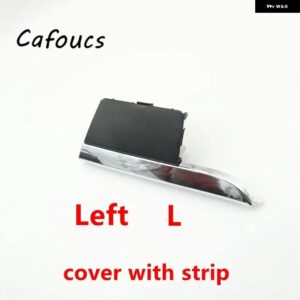 フロント バンパー 牽引フックカバー クロームモールディング ラジエーター グリル トリム レクサスRX270 RX350 RX450 Fスポーツ2012-2015 - 1PCS left side