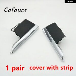 フロント バンパー 牽引フックカバー クロームモールディング ラジエーター グリル トリム レクサスRX270 RX350 RX450 Fスポーツ2012-2015 - 1 pair LH and RH