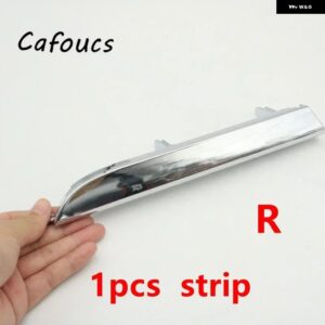 フロント バンパー 牽引フックカバー クロームモールディング ラジエーター グリル トリム レクサスRX270 RX350 RX450 Fスポーツ2012-2015 - 1pcs Strip right