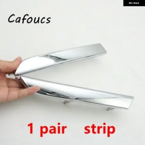 フロント バンパー 牽引フックカバー クロームモールディング ラジエーター グリル トリム レクサスRX270 RX350 RX450 Fスポーツ2012-2015 - 1pair strip L and R