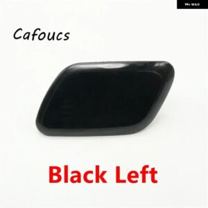 フロント ヘッドライト ウォッシャースプレージェットノズルカバー キャップ フォード クーガ 2012 - 16 - BLACK LEFT