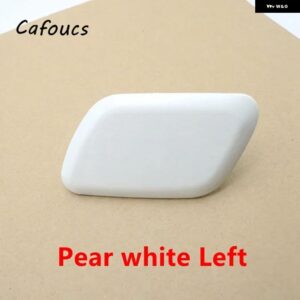 フロント ヘッドライト ウォッシャースプレージェットノズルカバー キャップ フォード クーガ 2012 - 16 - Pearl White left