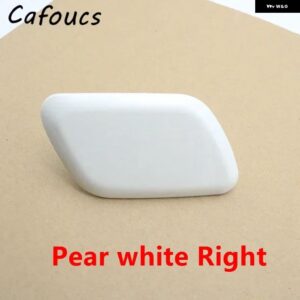 フロント ヘッドライト ウォッシャースプレージェットノズルカバー キャップ フォード クーガ 2012 - 16 - Pearl White right