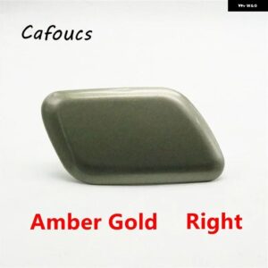 フロント ヘッドライト ウォッシャースプレージェットノズルカバー キャップ フォード クーガ 2012 - 16 - Gold right