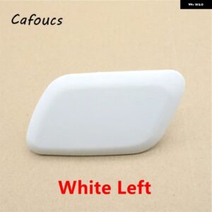 フロント ヘッドライト ウォッシャースプレージェットノズルカバー キャップ フォード クーガ 2012 - 16 - white LEFT