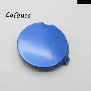 車用フロント バンパー トレーラーカバー 牽引フックキャップ フォード エコスポーツ 2013 - 17 - Blue